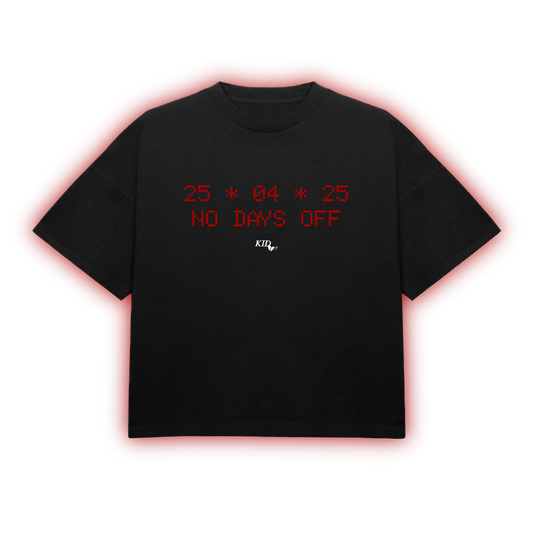 NO DAYS OFF TEE - RED